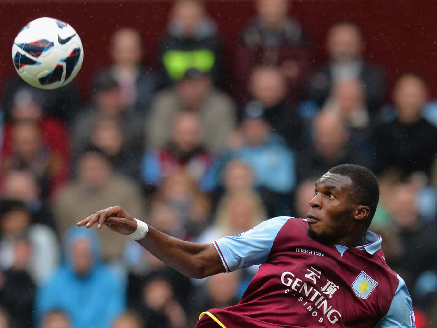 Christian Benteke Controlling The Ball 2013 Wallpaper