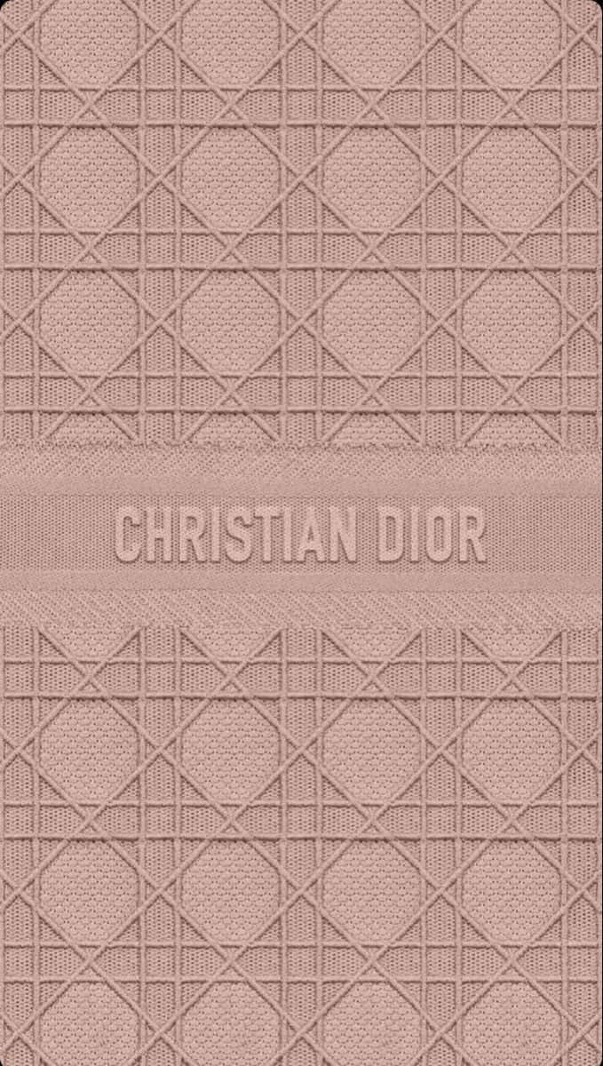 Christian Dior Logo Pattern Wallpaper