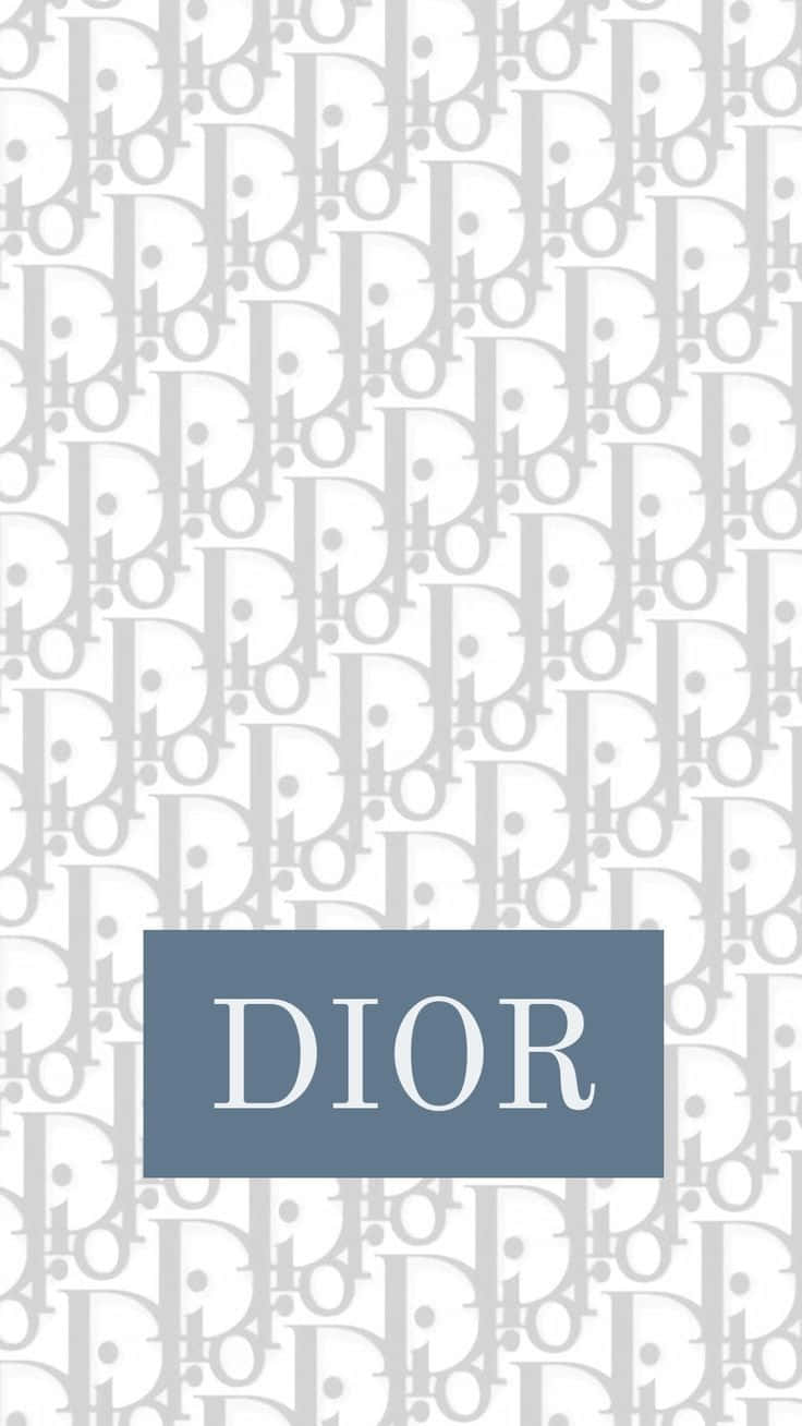 Christian Dior Logo Pattern Wallpaper