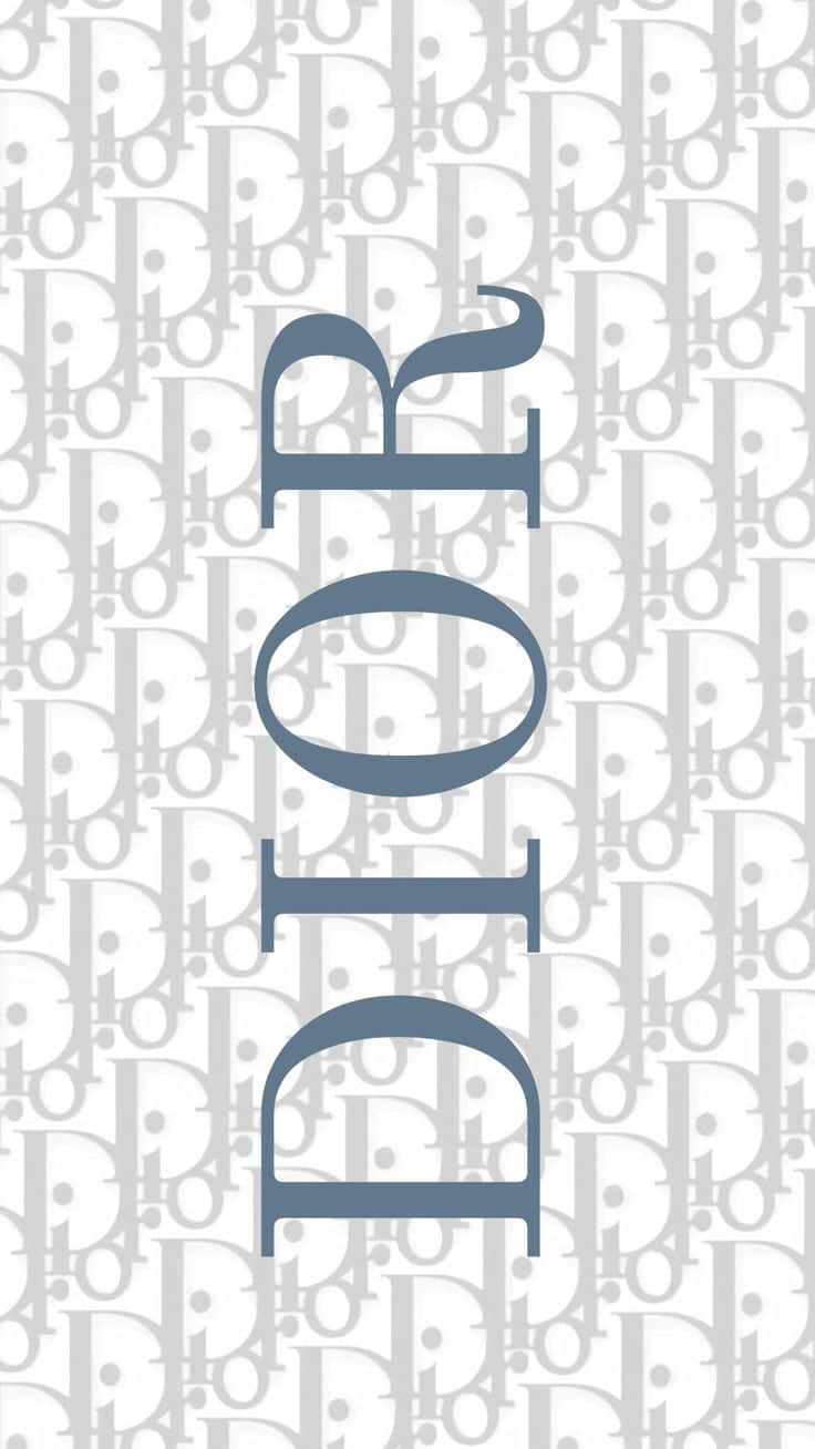 Christian Dior Logo Pattern Wallpaper