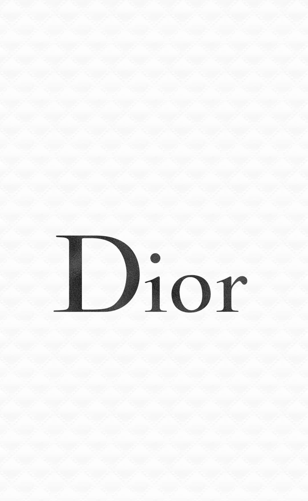 Christian Dior Logo White Background Wallpaper