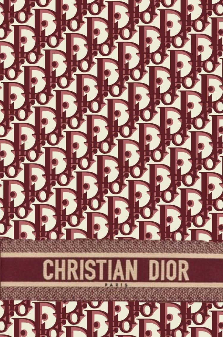 Christian Dior Pattern Background Wallpaper