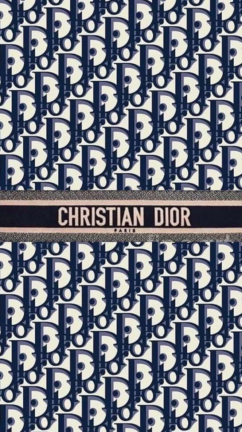 Christian Dior Pattern Wallpaper Wallpaper