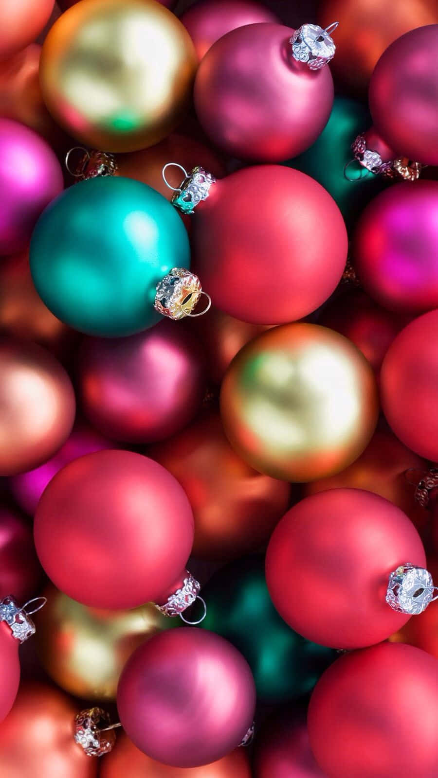 Christmas Cell Phone Balls Wallpaper