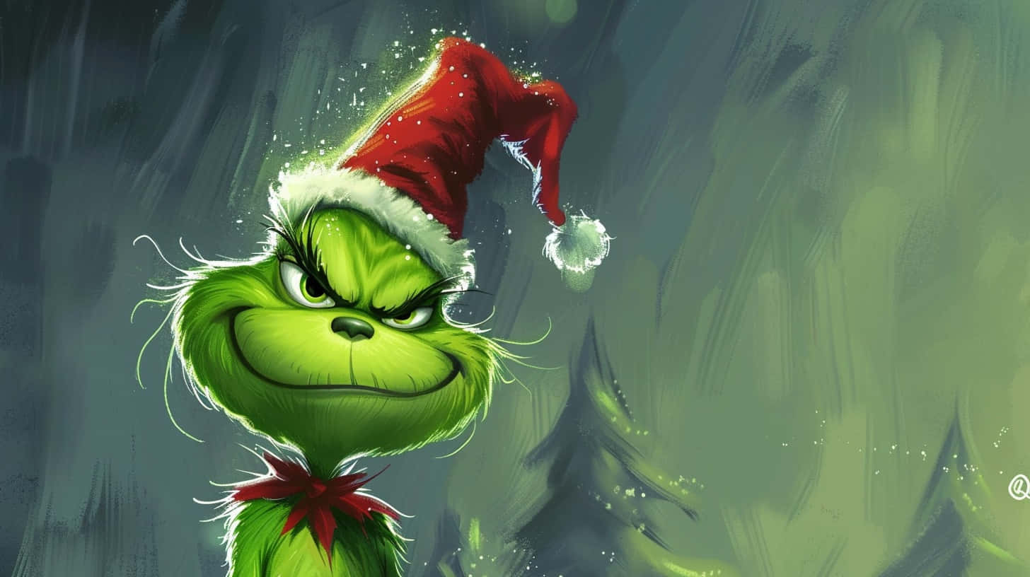 Christmas Grinch Artwork Wallpaper