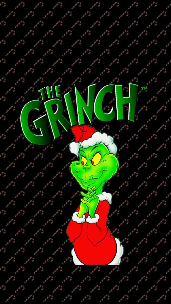 Christmas Grinch Santa Outfit Wallpaper