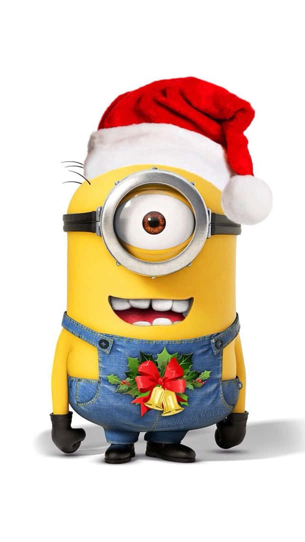 Christmas Hat Minion Pfp Wallpaper