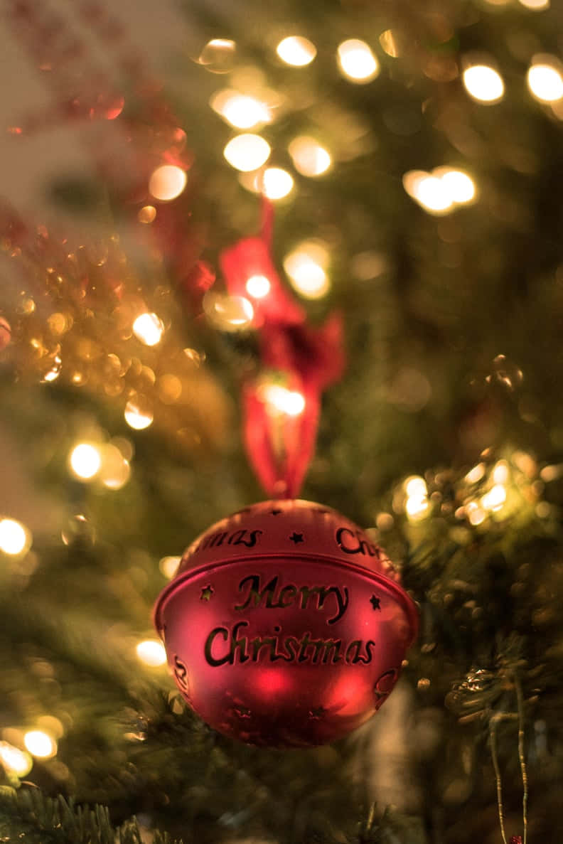 Christmas Ornament Glow Wallpaper