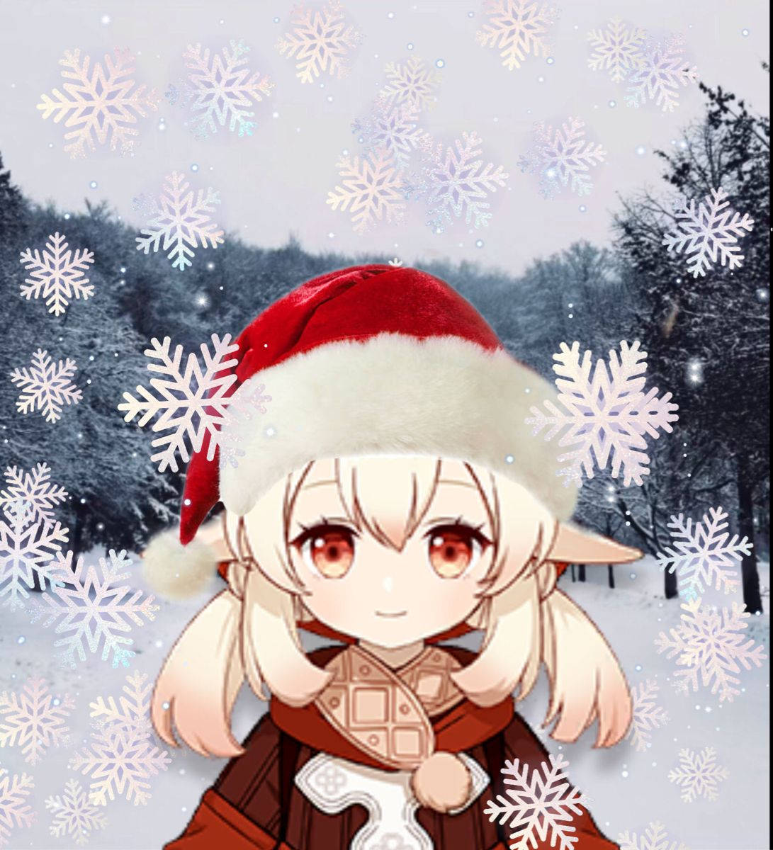 Christmas Pfp Cute Anime Girl Wallpaper