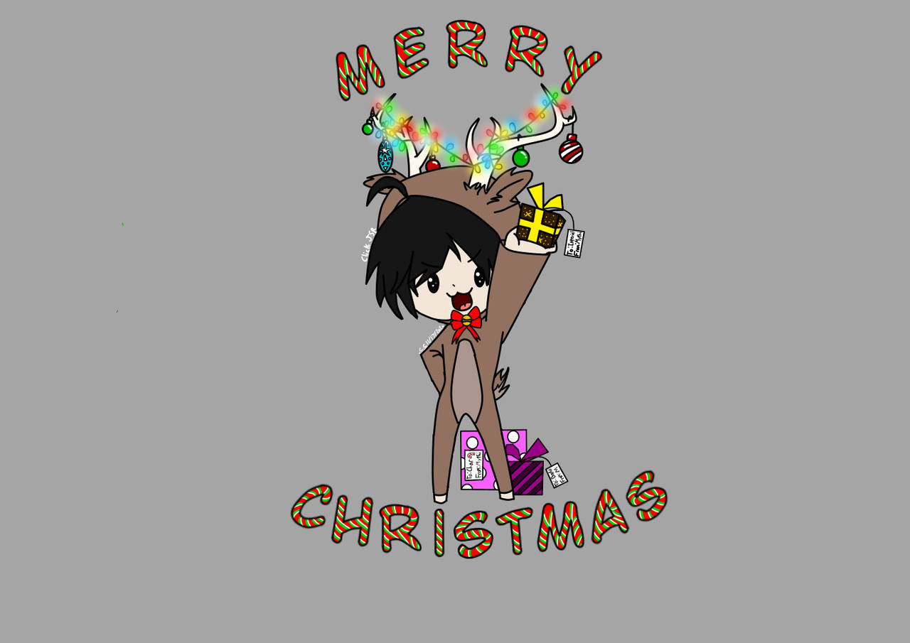 Christmas Pfp Deer Outfit Wallpaper