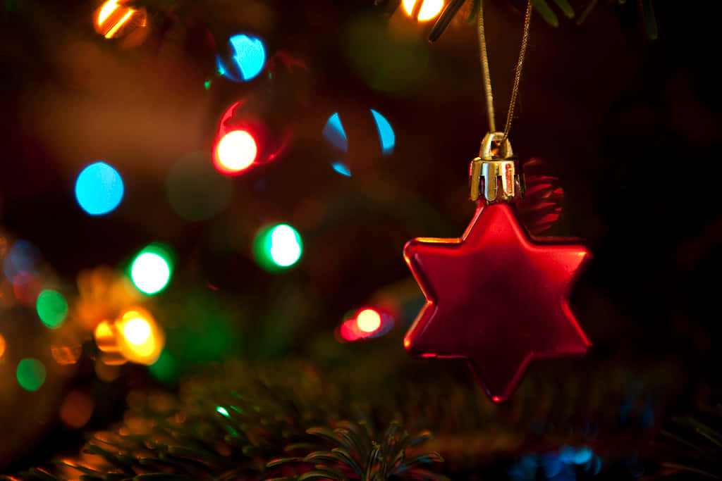 Christmas_ Star_ Ornament_ Bokeh_ Background.jpg Wallpaper