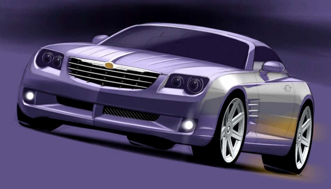 Chrysler Crossfire Cruising On The Open Road Wallpaper