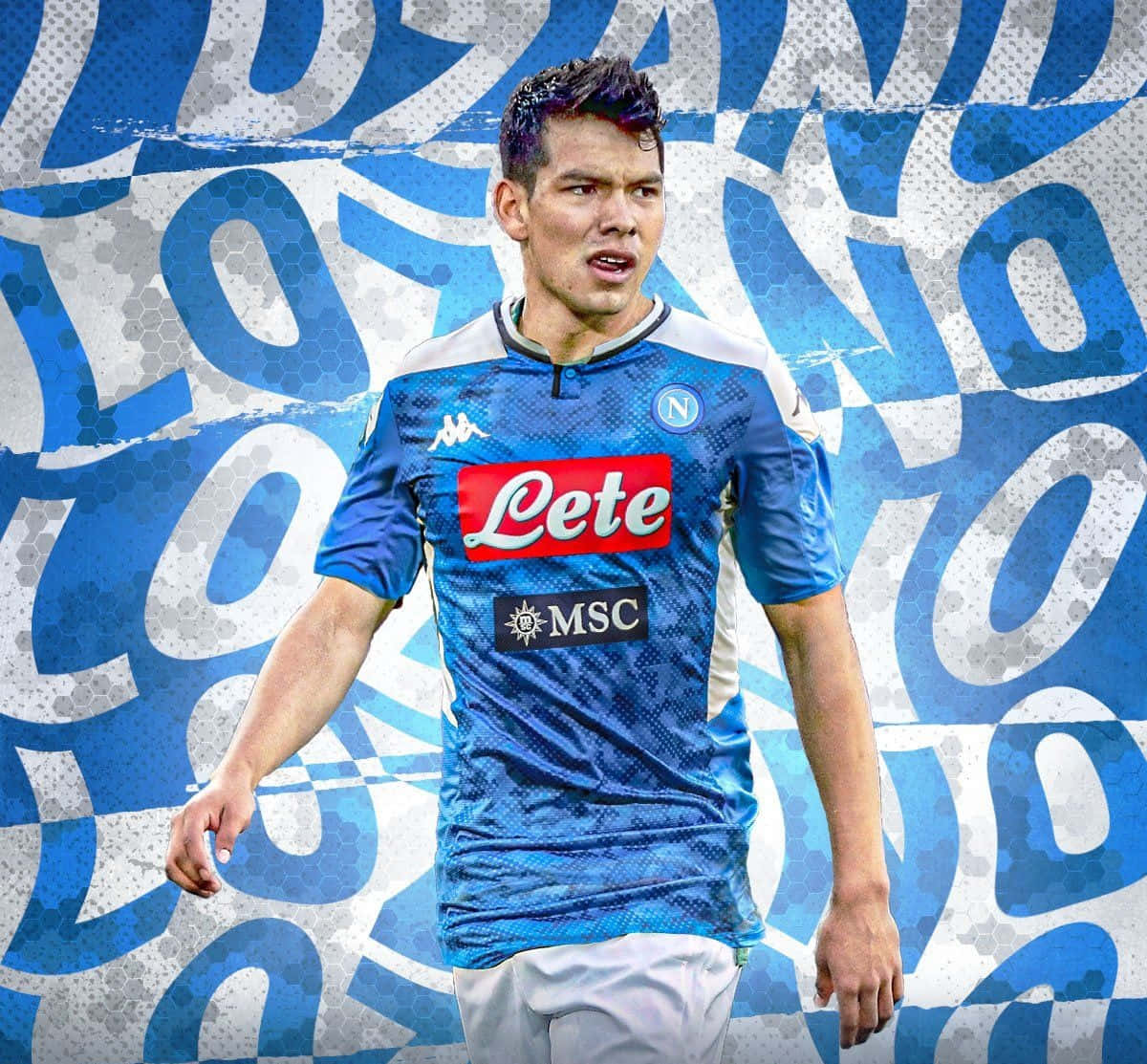 Chucky Lozano In Blue Wallpaper