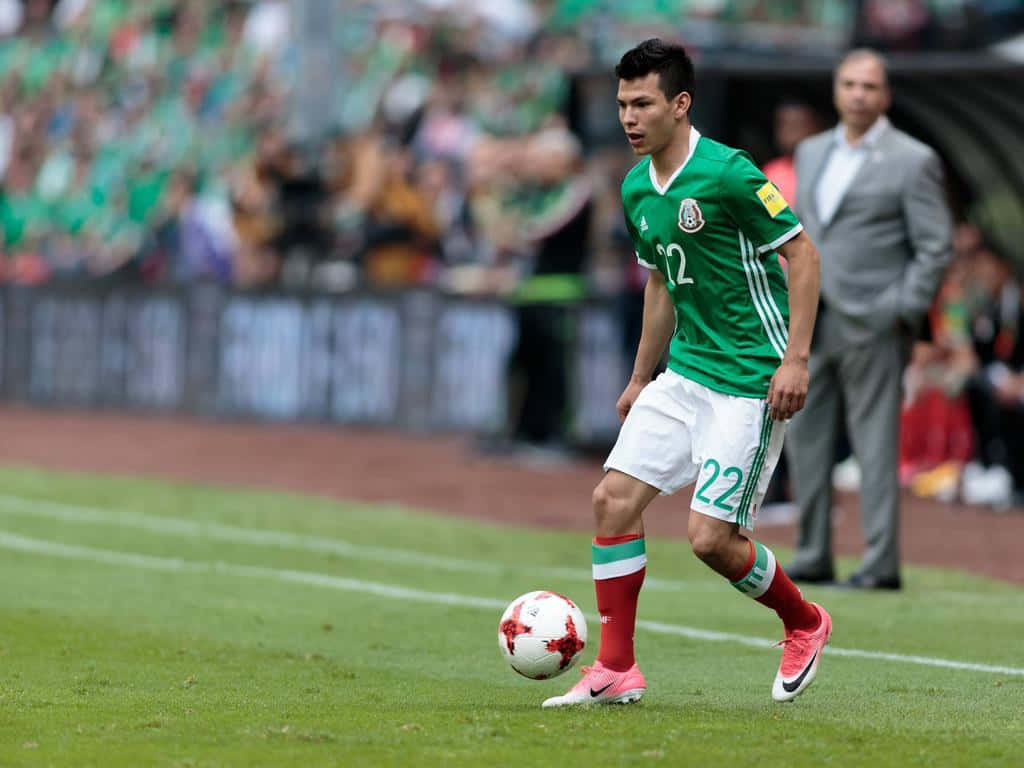 Chucky Lozano Striking A Pose Wallpaper