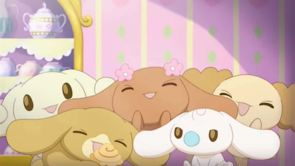 Cinnamoroll_and_ Friends_ Happy_ Moment Wallpaper