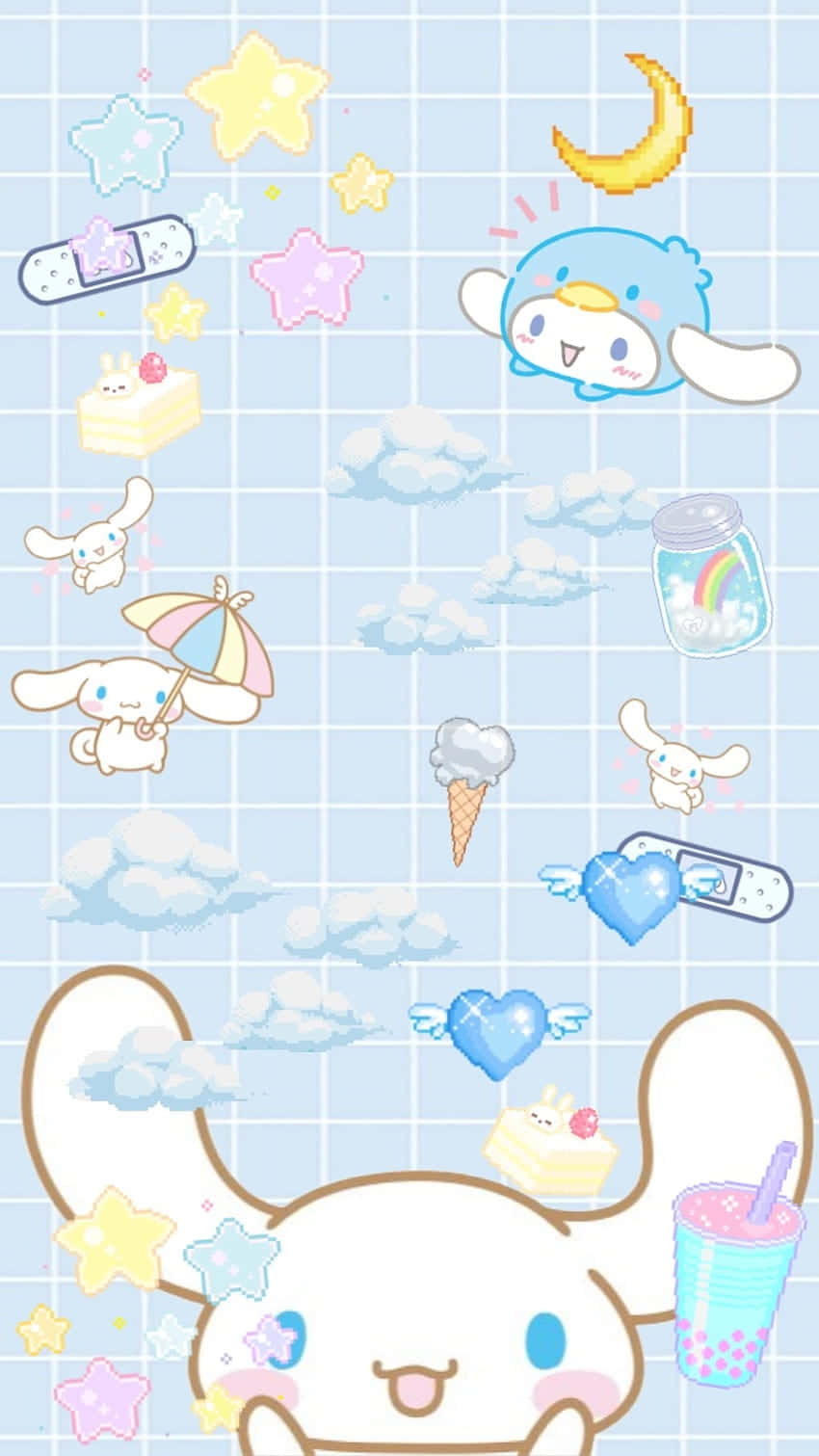 Cinnamoroll Cute Aesthetic Wallpaper Wallpaper