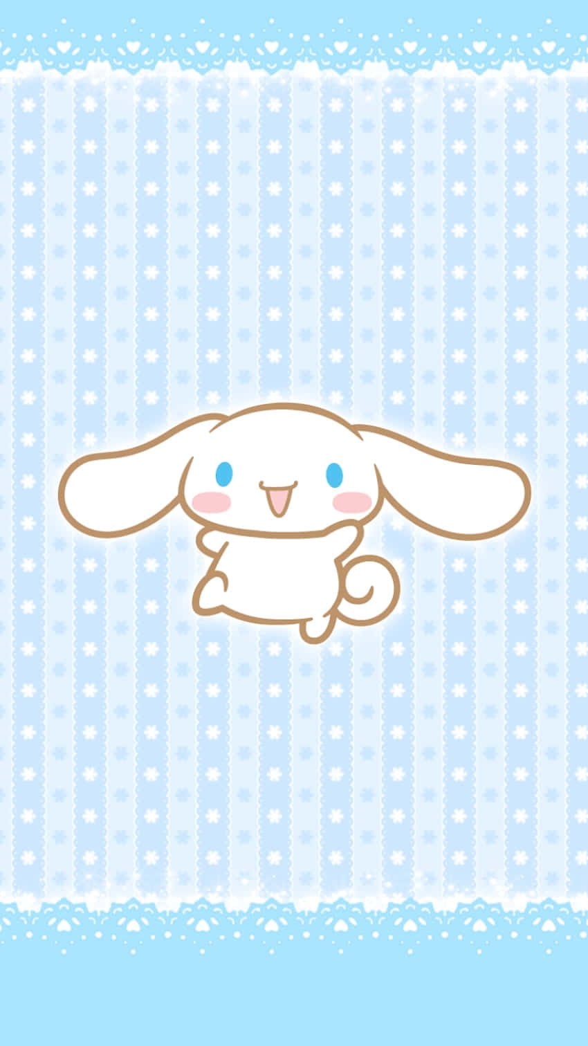 Cinnamoroll Cute Blue Background Wallpaper