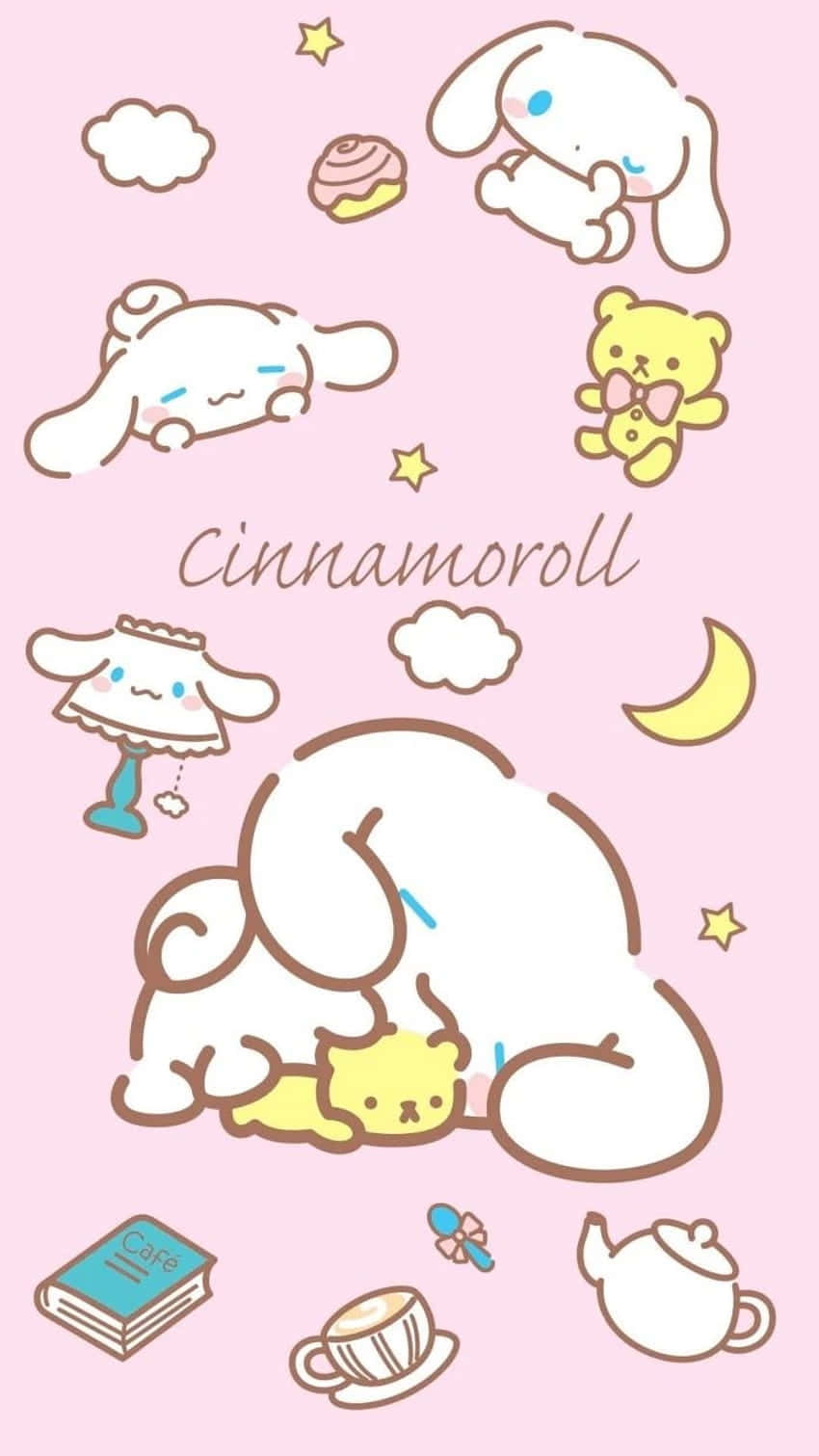 Cinnamoroll Pink Aesthetic Wallpaper