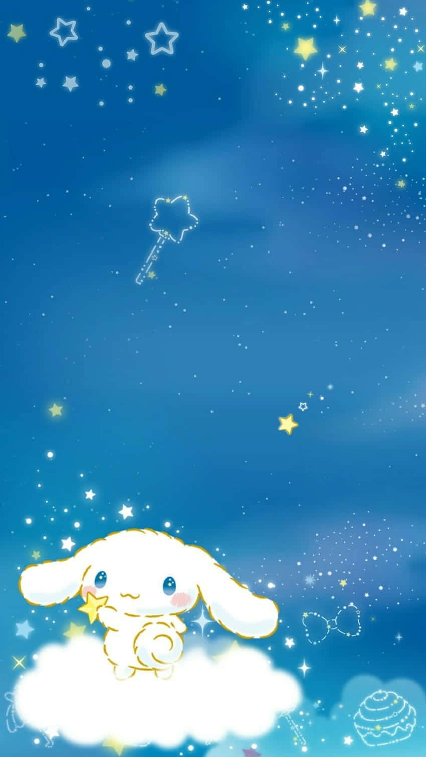 Cinnamoroll Starlit Sky Aesthetic Wallpaper