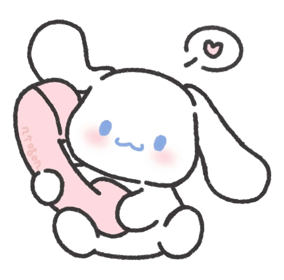 Cinnamoroll Taking A Call Sanrio Pfp Wallpaper