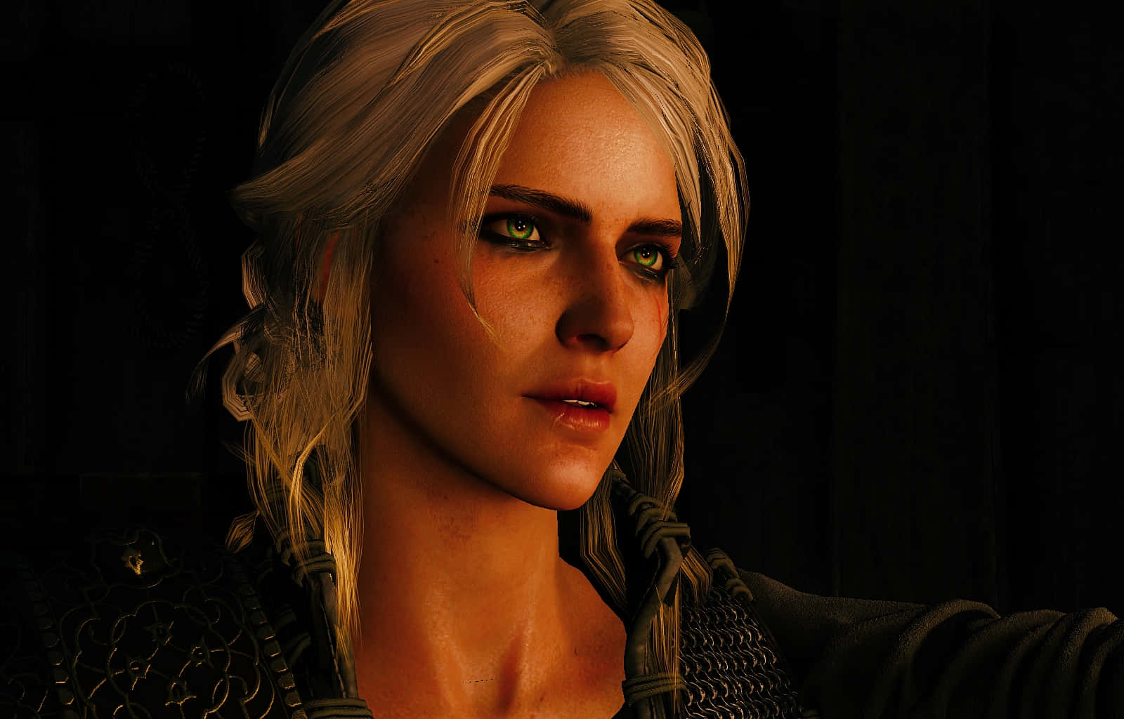 Ciri Portrait The Witcher Series Wallpaper