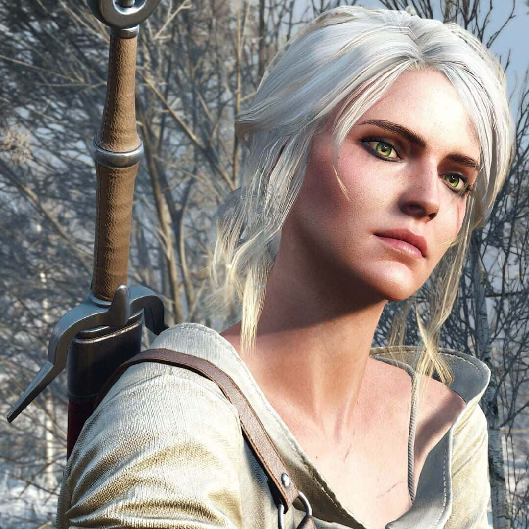 Ciri Witcher Character Portrait Wallpaper