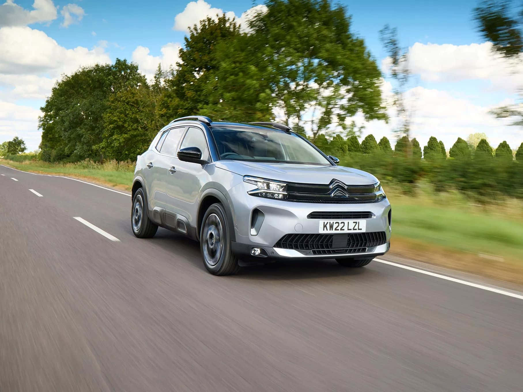 Citroen C5 Aircross On The Road Wallpaper