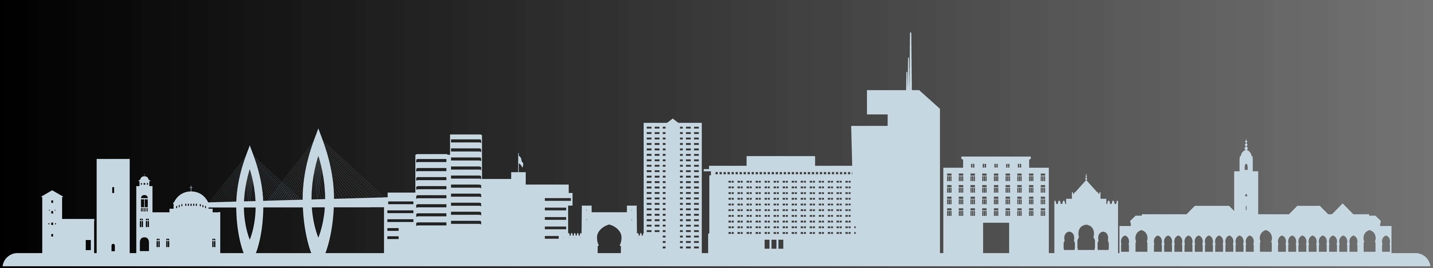 City Skyline Silhouette Vector | Price 1 Credit Usd $1 Wallpaper