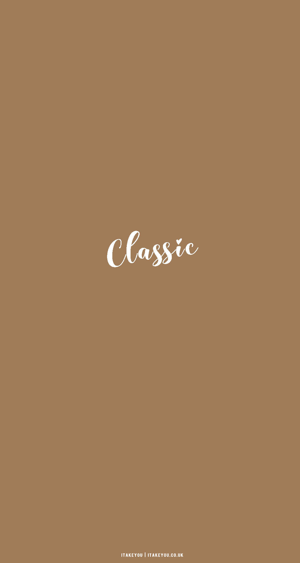 Classic Beige Brown Aesthetic Wallpaper