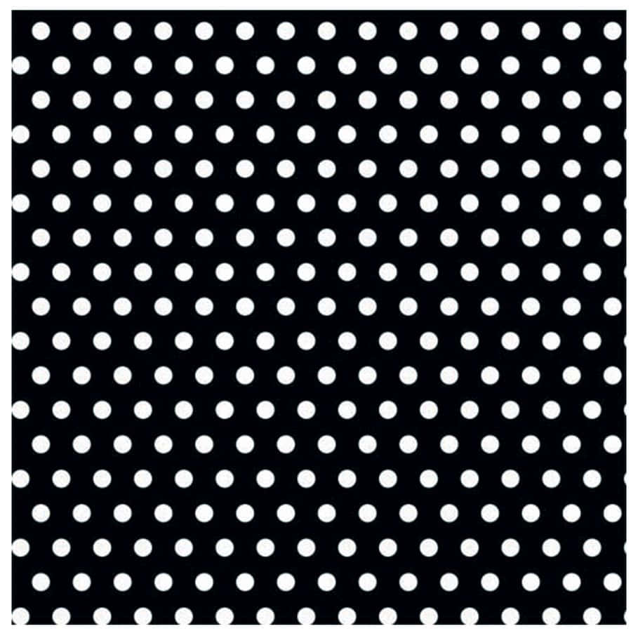 Classic Black And White Polka Dots Wallpaper