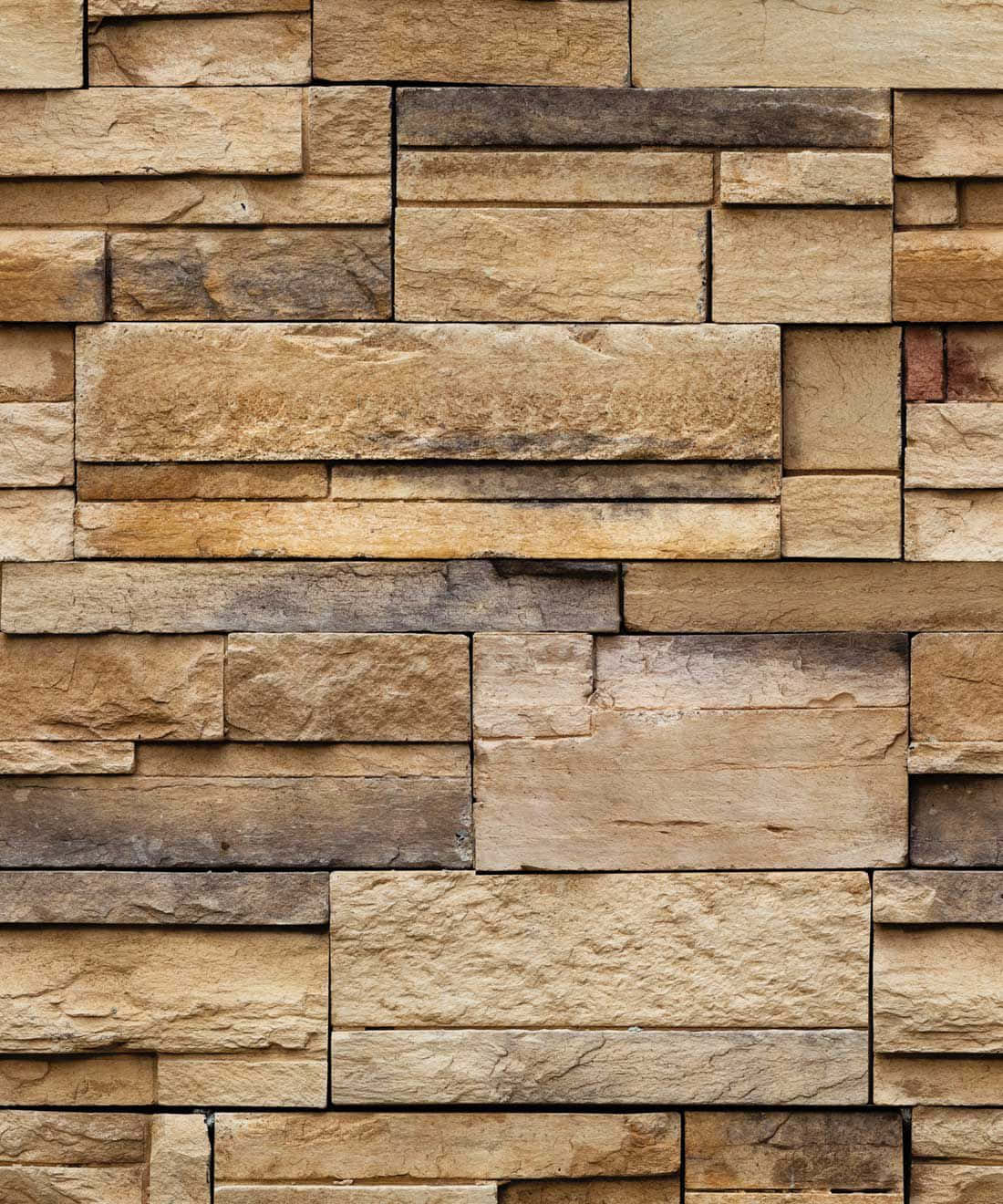 Classic Brown Brick Wall Wallpaper