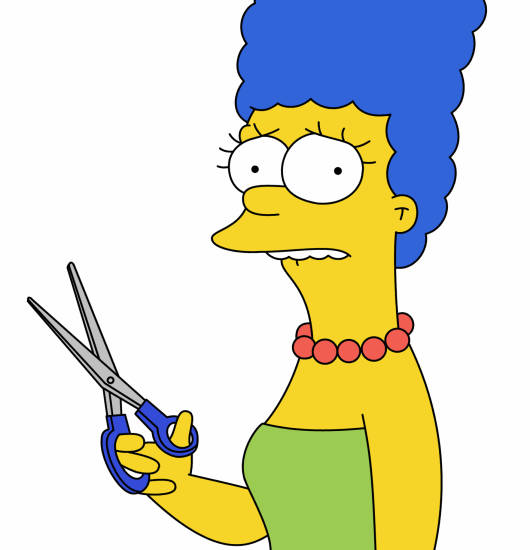 Classic Cartoon Marge Simpson Wallpaper