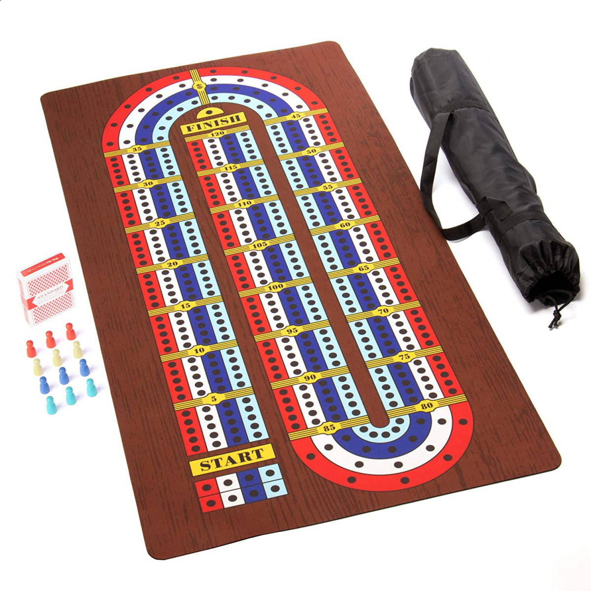 Classic Cribbage Board Black Cloth Case Wallpaper