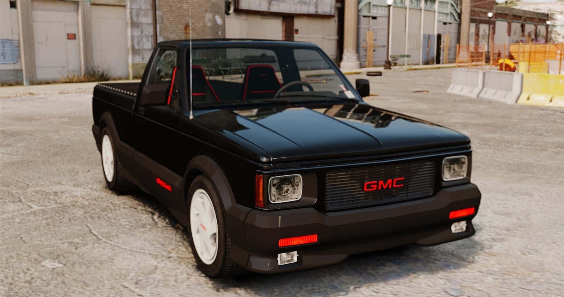 Classic Gmc Syclone In Action Wallpaper