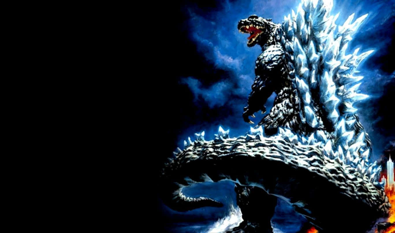 Classic Godzilla In Its Iconic Pose Wallpaper