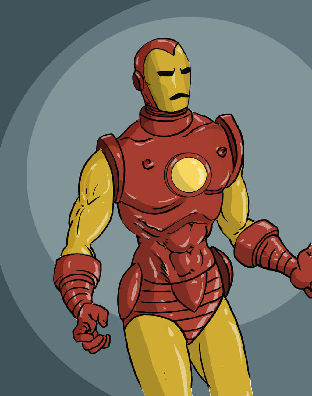 Classic Iron Man Flying Wallpaper