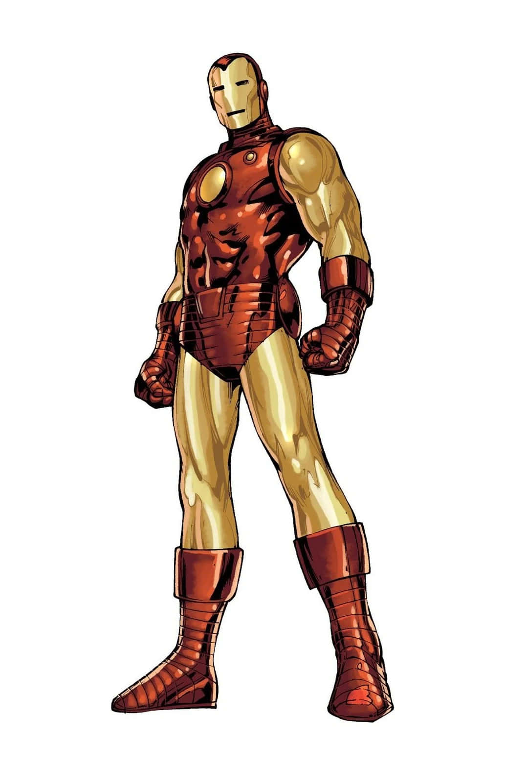 Classic Iron Man From The Marvel Cinematic Universe Wallpaper