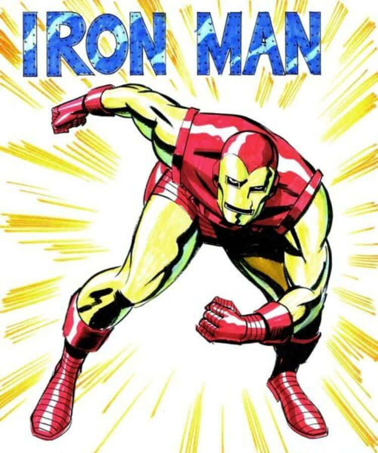 Classic Iron Man In Full Glory Wallpaper