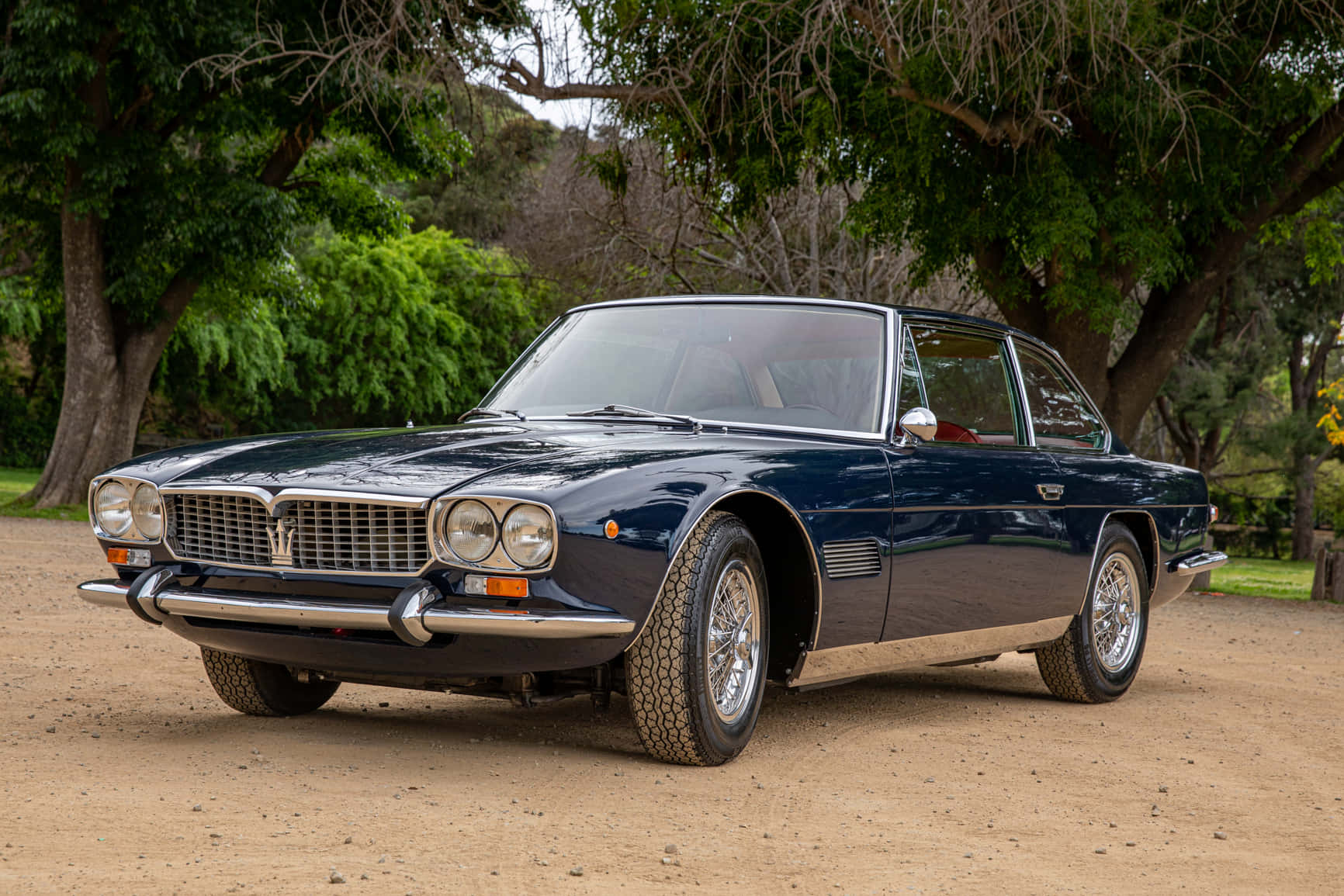 Classic Maserati Mexico Luxury Car Wallpaper