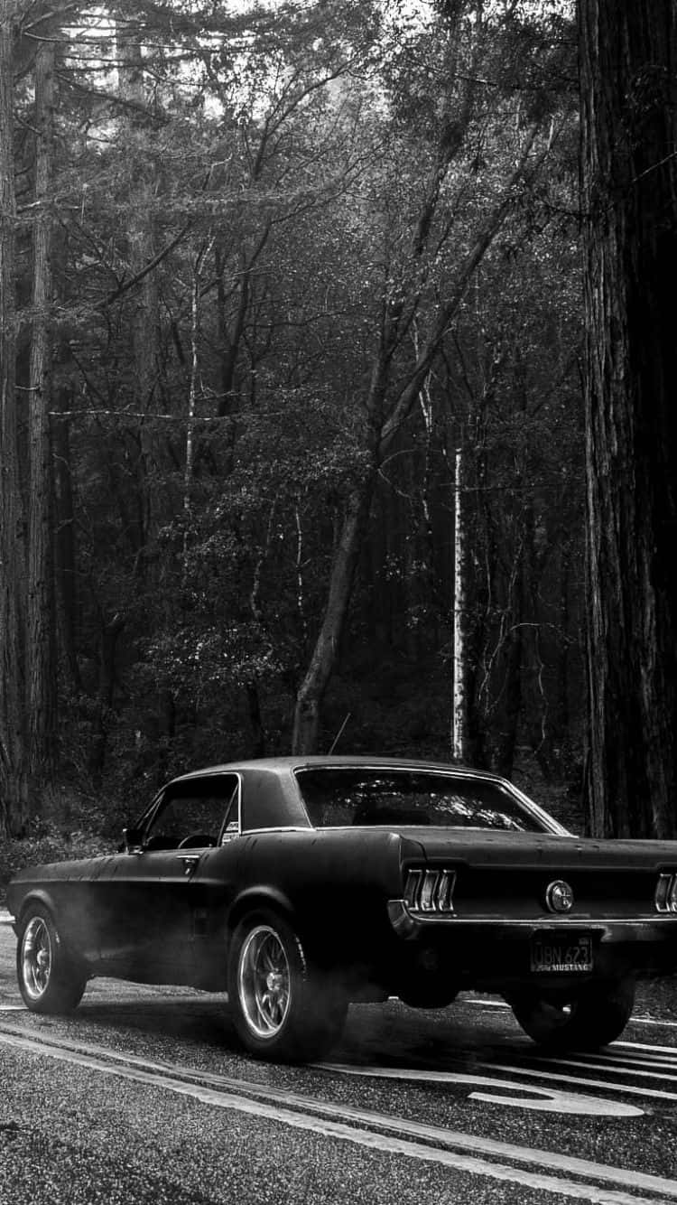 Classic Mustang Car Iphone Wallpaper