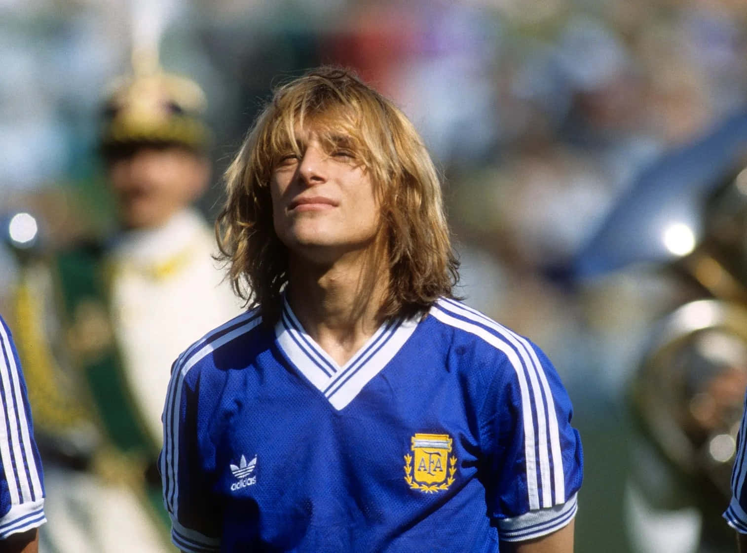 Claudio Caniggia Argentina Football Kit Wallpaper