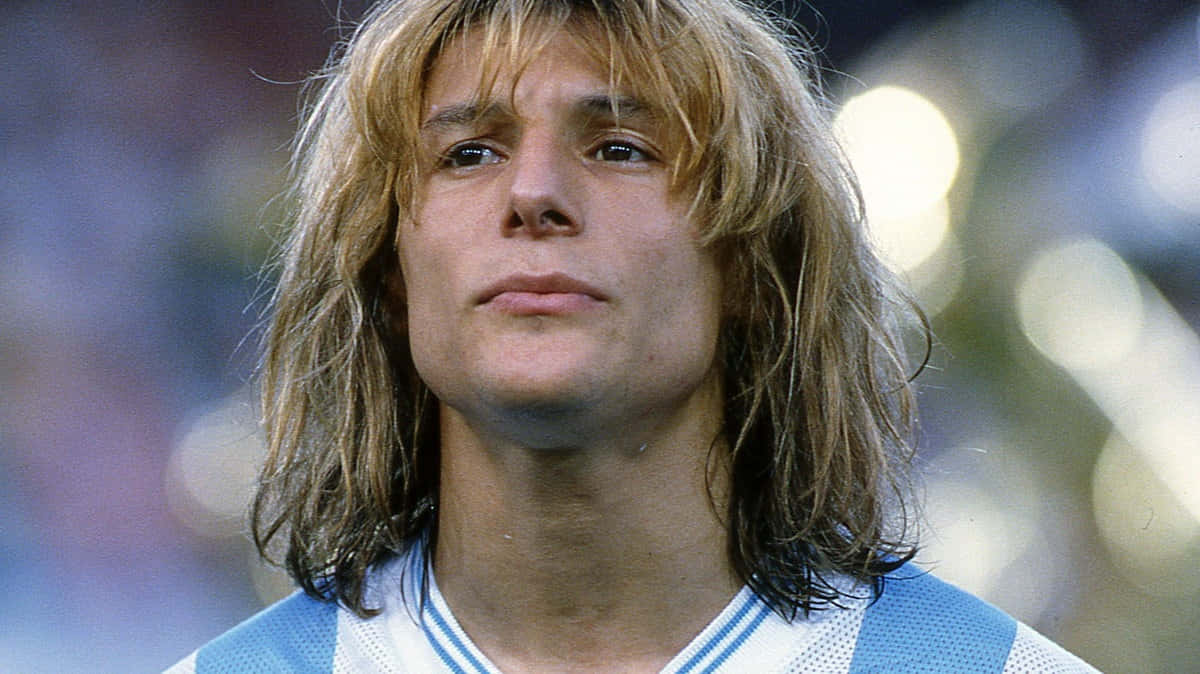 Claudio Caniggia Argentinian Footballer Wallpaper