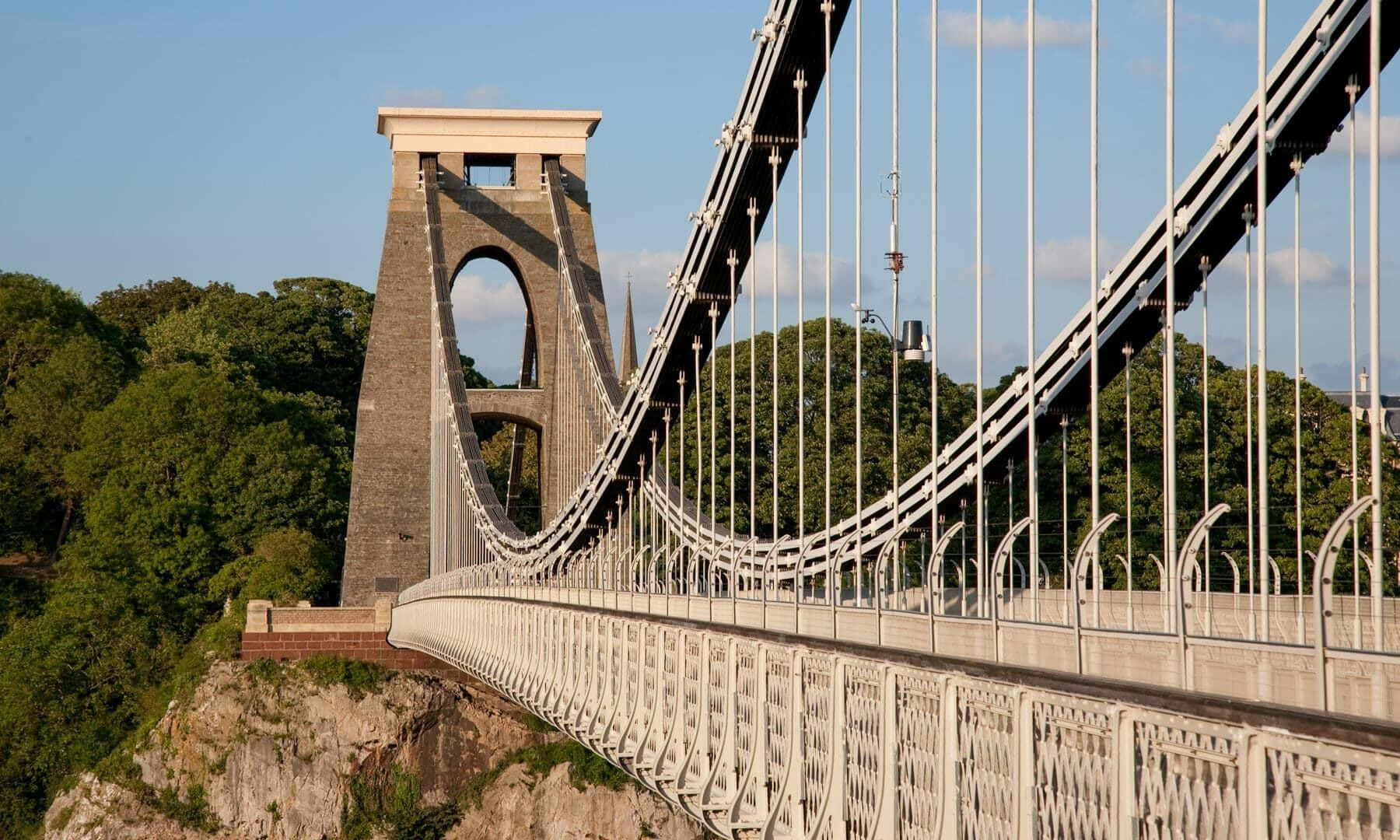 Clifton Suspension Bridge Bristol U K Wallpaper