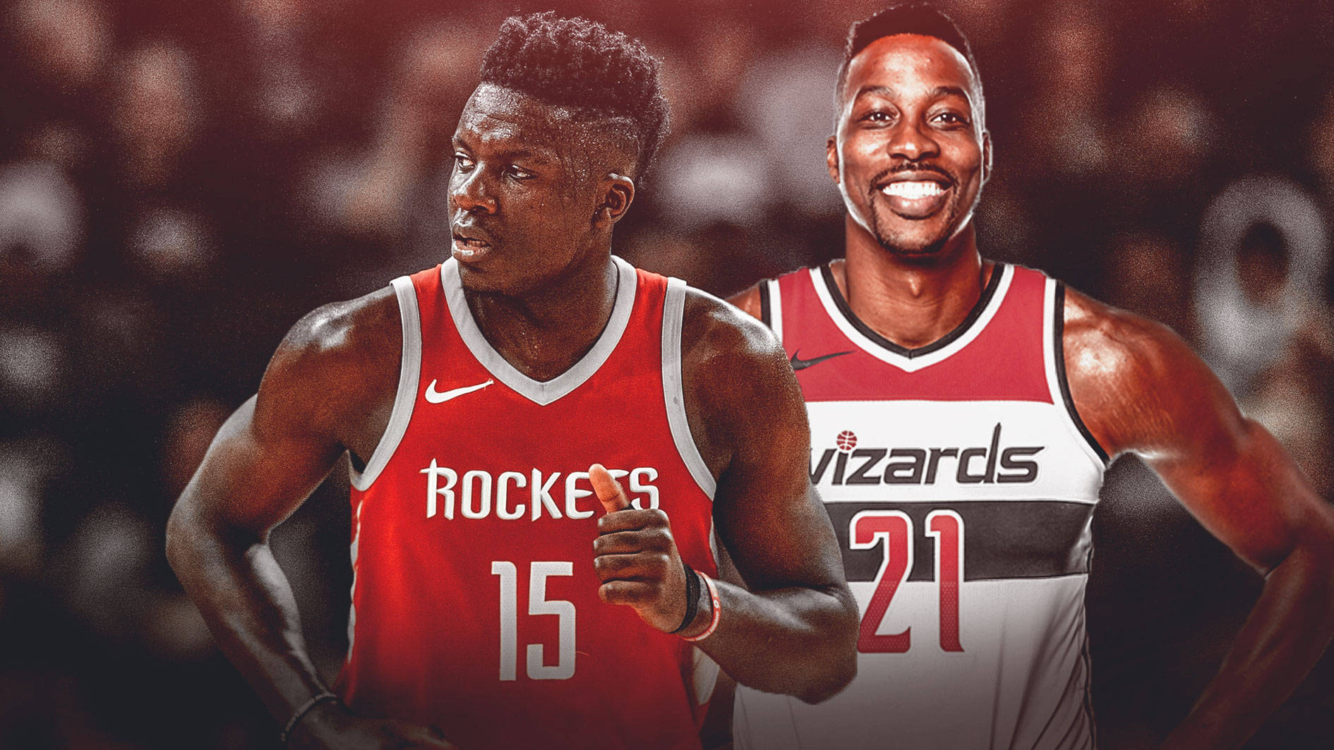 Clint Capela With Daniel Gafford Wallpaper