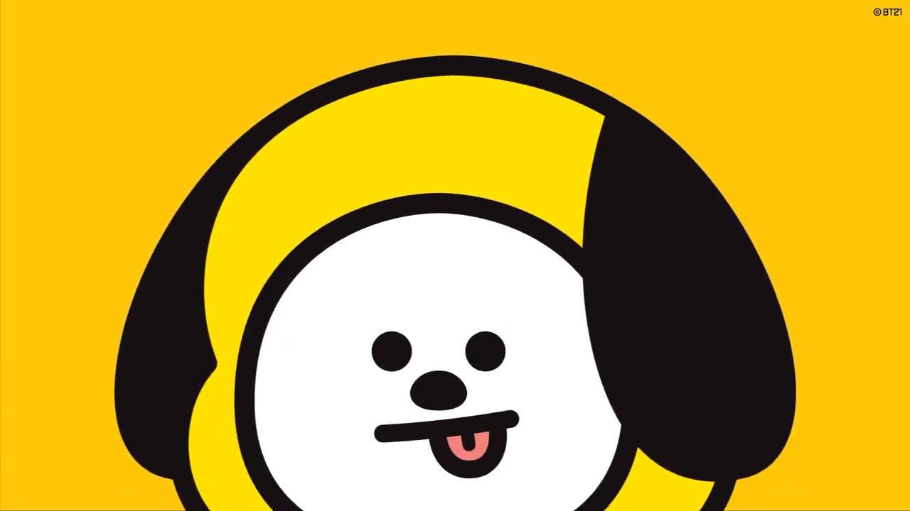 Close-up Chimmy Bt21 Wallpaper