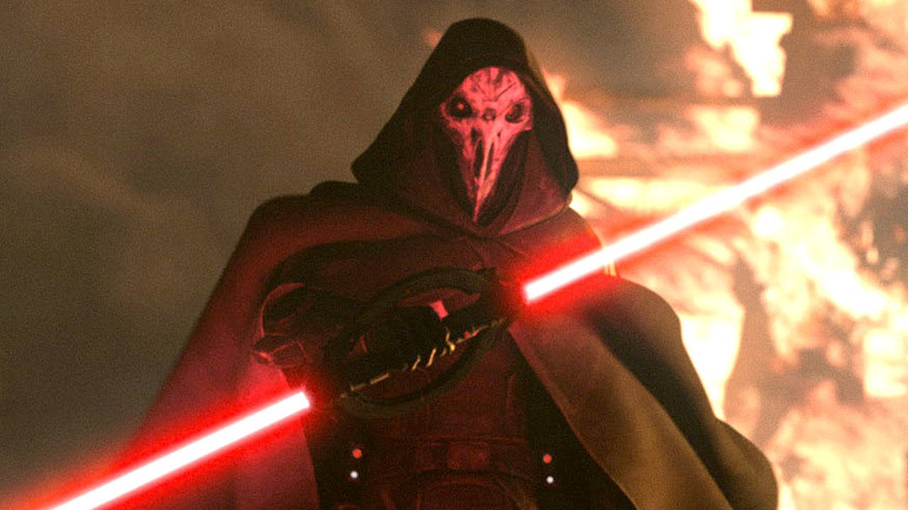 Close-up Darth Nihilus Lightsaber Tales Of The Jedi Wallpaper