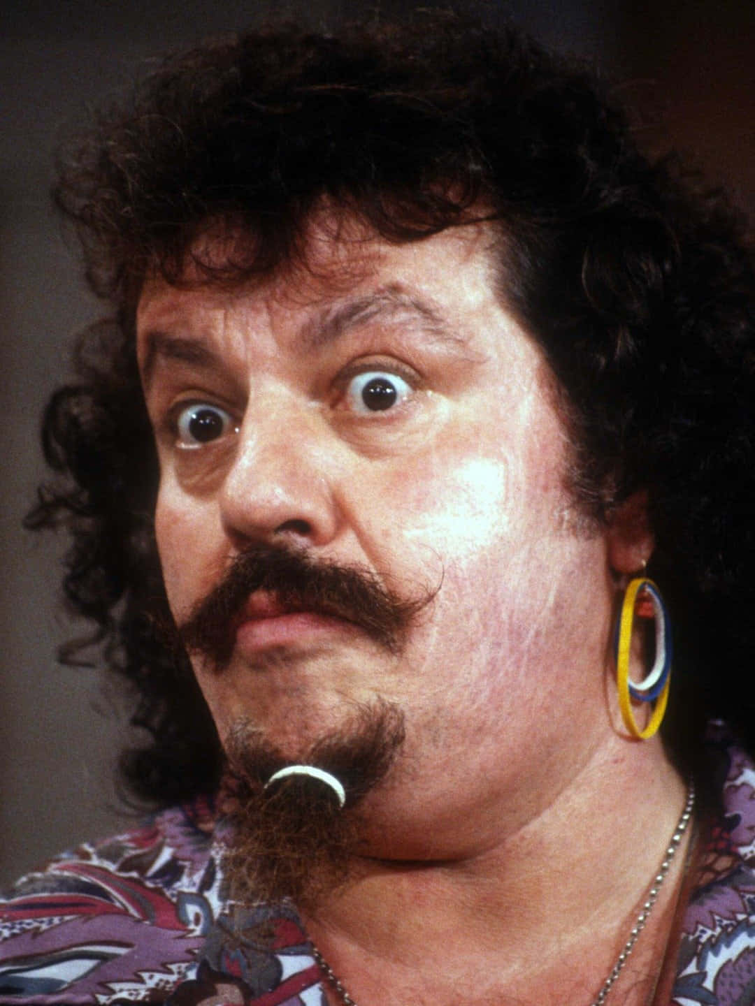 Close Up Photo Of Lou Albano Wallpaper