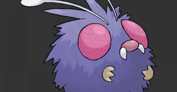 Close-up Photo Of Venonat Looking Up Wallpaper