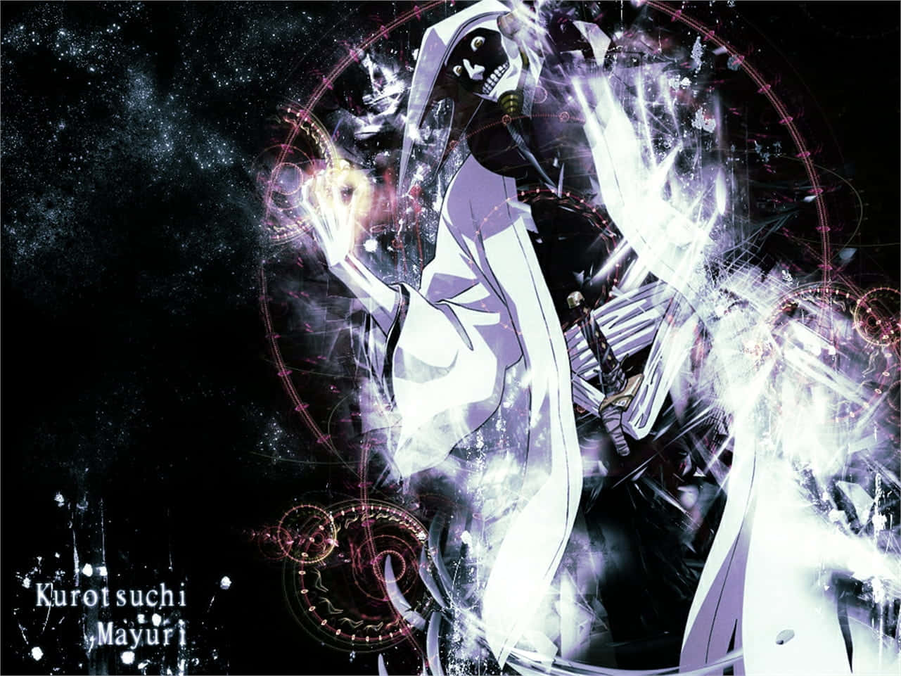 Close-up Portrait Of Mayuri Kurotsuchi Wallpaper