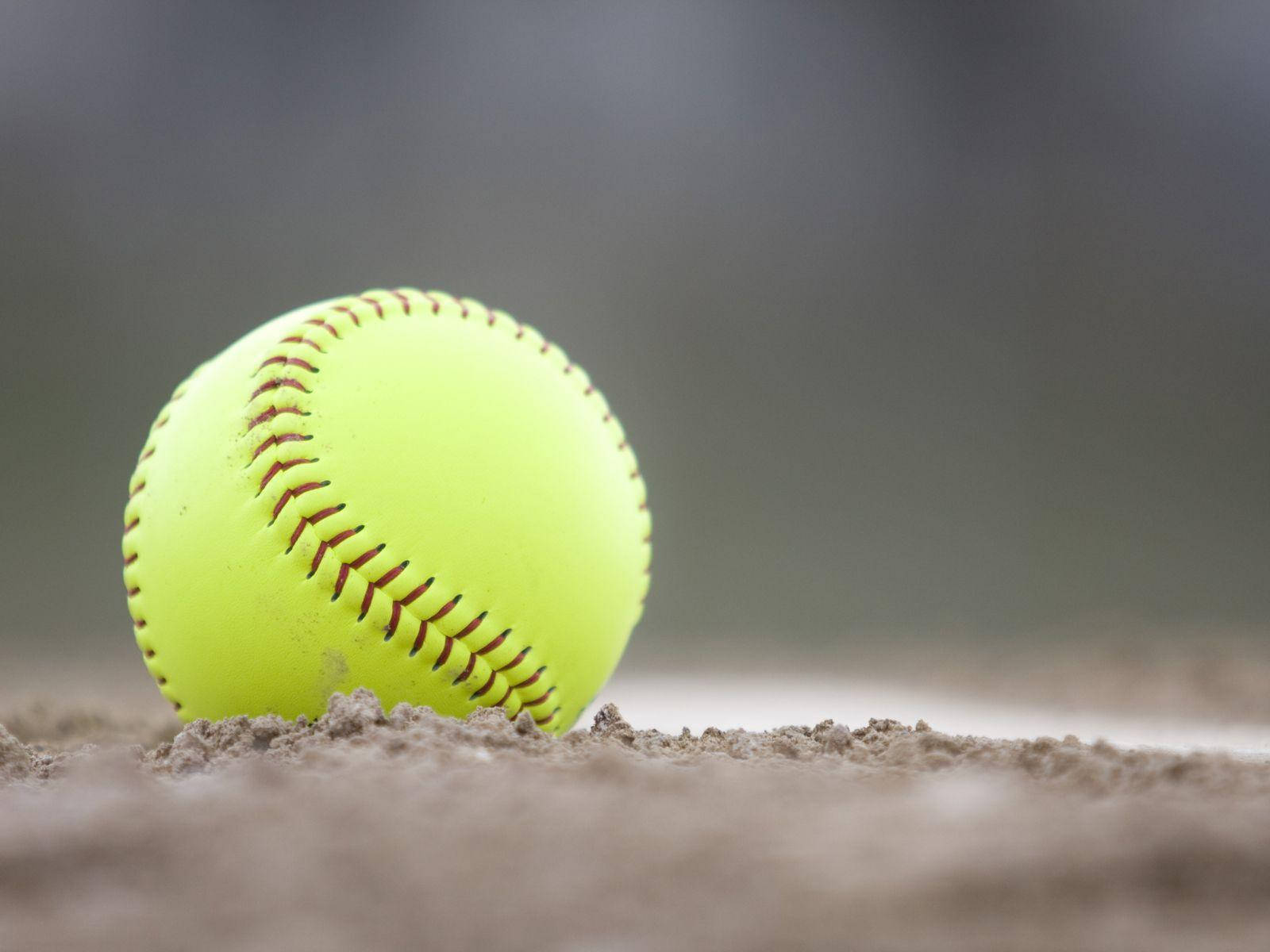 Close-up Shot Of Awesome Softball Wallpaper